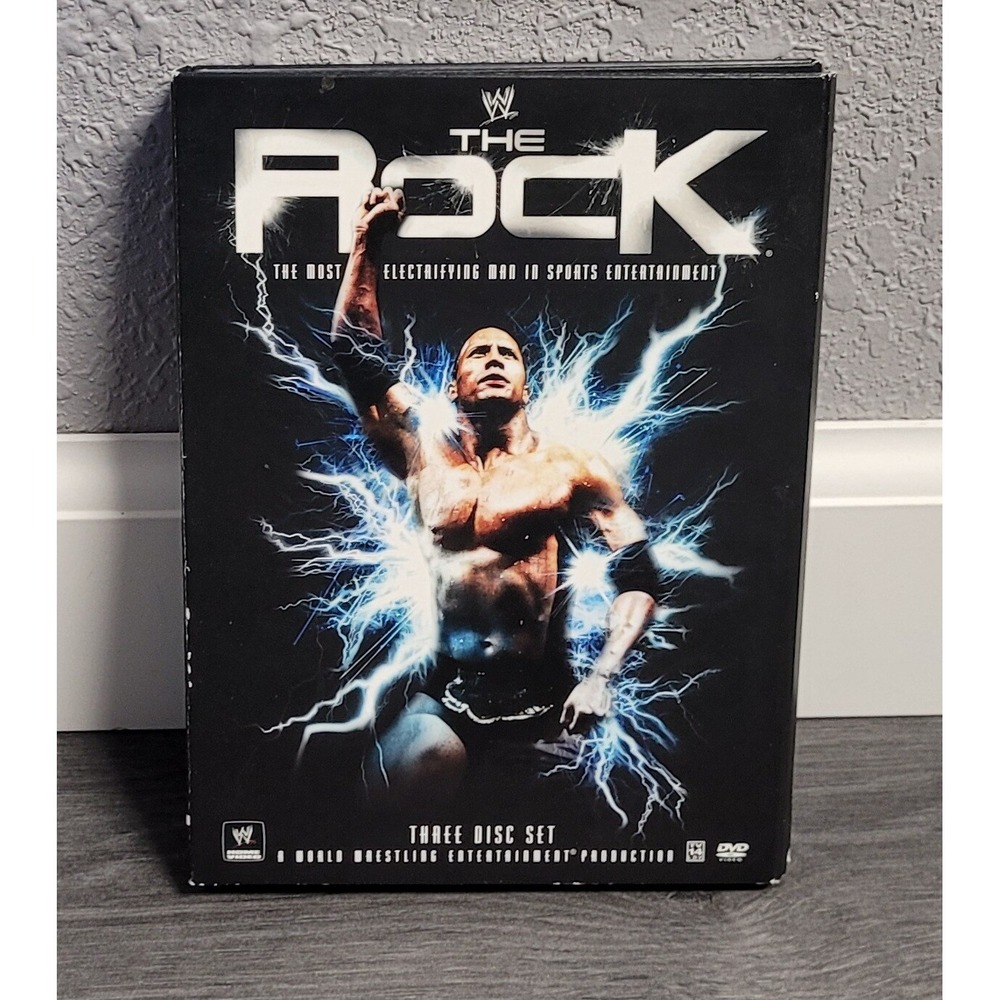 WWE Home Video: The Rock 3-Disc DVD Set (Most Electrifying Man)